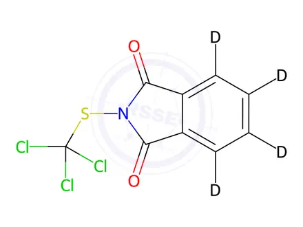 Chemical structure of Folpet D4