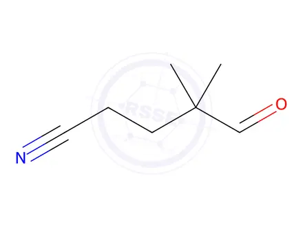 Chemical structure of 4,4-Dimethyl-5-oxopentanenitrile