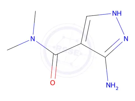 Chemical structure of 5-amino-N,N-dimethyl-1H-pyrazole-4-carboxamide