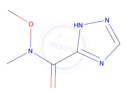 Chemical structure of N-Methoxy-N-methyl-1H-1,2,4-triazole-5-carboxamide