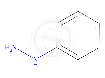 Chemical structure of Phenylhydrazine