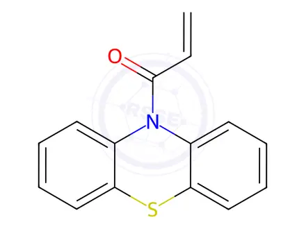 Chemical structure of 1-(10H-Phenothiazin-10-yl)prop-2-en-1-one