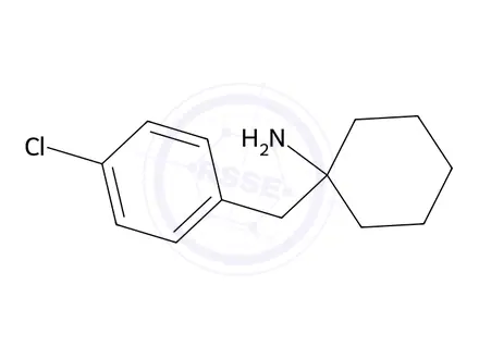 Chemical structure of 1-(4-Chlorobenzyl)cyclohexan-1-amine