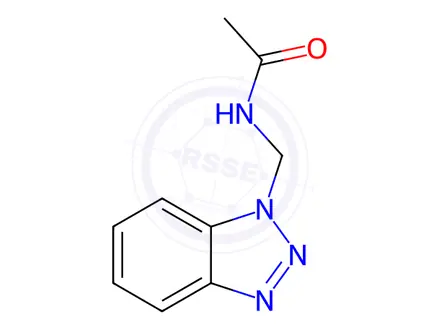 Chemical structure of N-((1H-benzo[d][1,2,3]triazol-1-yl)methyl)acetamide
