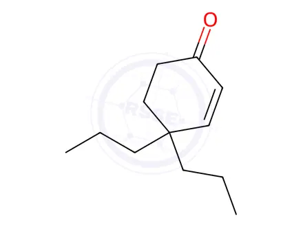 Chemical structure of 4,4-Dipropylcyclohex-2-enone