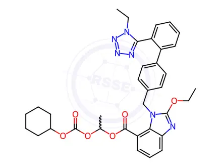 Chemical structure of Candesartan Cilexetil EP Impurity E