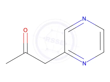 Chemical structure of 1-pyrazin-2-ylacetone
