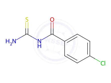 Chemical structure of n-Carbamothioyl-4-chlorobenzamide