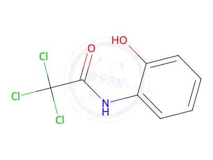 Chemical structure of 2,2,2-Trichloro-N-(2-hydroxyphenyl)acetamide