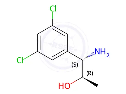 Chemical structure of (1S,2R)-1-AMINO-1-(3,5-DICHLOROPHENYL)PROPAN-2-OL