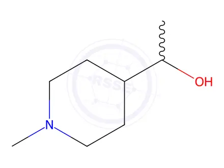 Chemical structure of 1-(1-Methylpiperidin-4-yl)ethan-1-ol