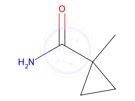 Chemical structure of 1-Methylcyclopropanecarboxamide