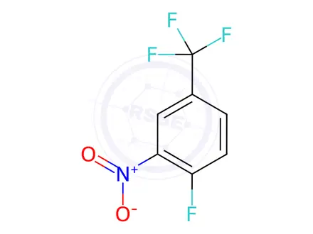 Chemical structure of 4-Fluoro-3-Nitrobenzotrifluoride