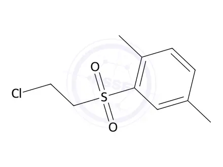 Chemical structure of 2-(2-Chloroethanesulfonyl)-1,4-dimethylbenzene
