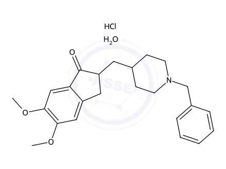 Chemical structure of Donepezil Hydrochloride Monohydrate