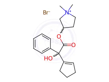 Chemical structure of Glycopyrrolate Impurity 91