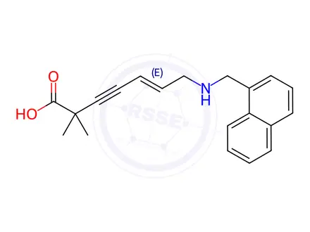 Chemical structure of Terbinafine Impurity 16