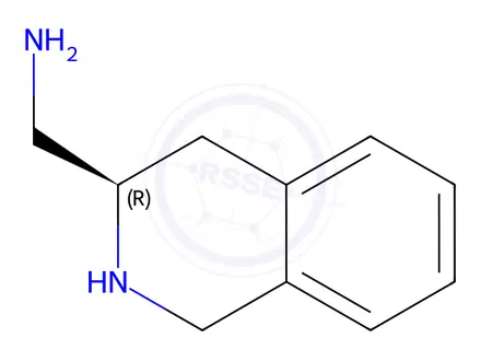 Chemical structure of 3(R)-AMINOMETHYL-1,2,3,4-TETRAHYDROISOQUINOLINE DIHYDROCHLORIDE