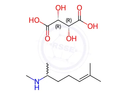 Chemical structure of Isometheptane Tartrate