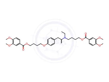 Chemical structure of Mebeverine Impurity G