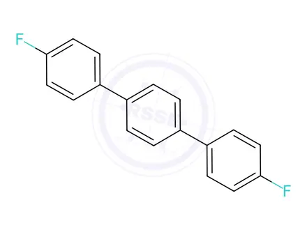 Chemical structure of 4,4''-difluoro-1,1':4',1''-terphenyl