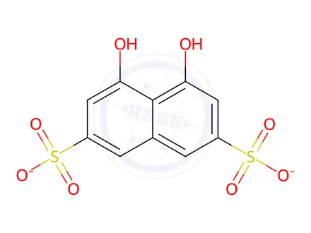 Chemical structure of CHROMOTROPIC ACID DISODIUM SALT