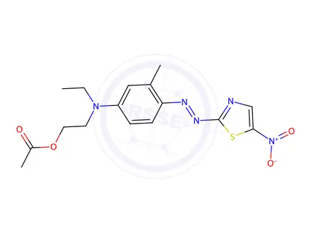 Chemical structure of Disperse Blue 124