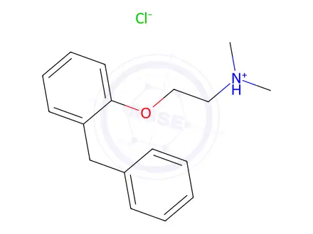 Chemical structure of Phenyltoloxamine HCl