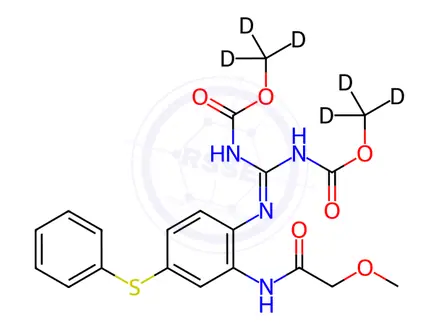 Chemical structure of Febantel-D6