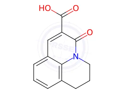 Chemical structure of 5-Oxo-2,3-dihydro-1H,5H-pyrido[3,2,1-ij]quinoline-6-carboxylic Acid