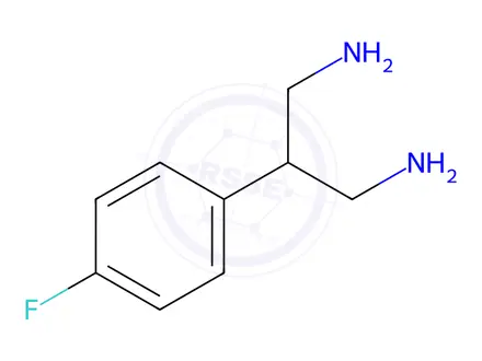 Chemical structure of 2-(4-Fluoro-phenyl)-propane-1,3-diamine
