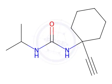 Chemical structure of 1-(1-Ethynylcyclohexyl)-3-(propan-2-yl)urea