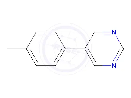 Chemical structure of 5-(4-Methylphenyl)pyrimidine