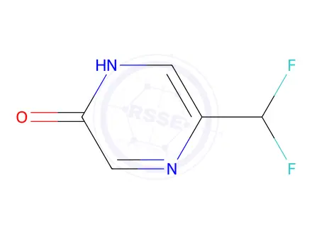 Chemical structure of 5-(Difluoromethyl)pyrazin-2(1H)-one