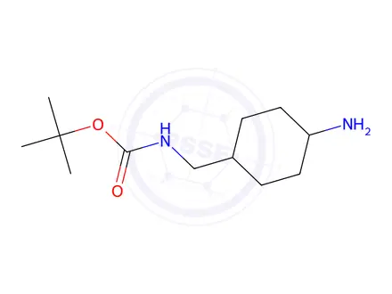 Chemical structure of 4-(BOC-AMINOMETHYL)-CYCLOHEXYLAMINE