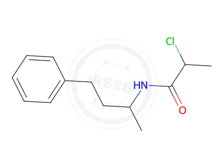 Chemical structure of 2-Chloro-n-(4-phenylbutan-2-yl)propanamide