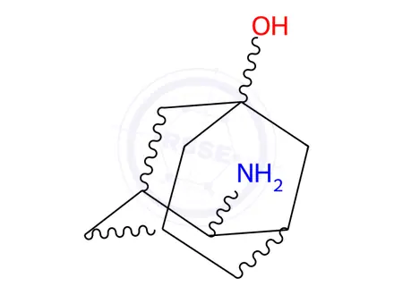 Chemical structure of 4-Aminoadamantan-1-ol