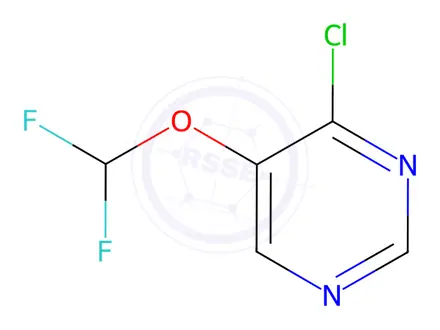 Chemical structure of 4-Chloro-5-(difluoromethoxy)pyrimidine