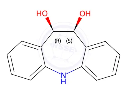 Chemical structure of Iminostilbene-10,11-dihydrodiol