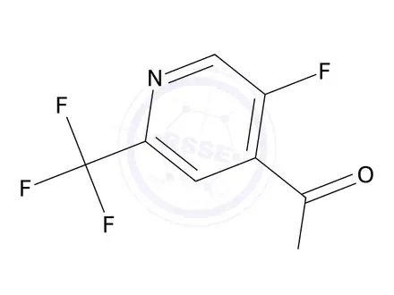 Chemical structure of 5-Fluoro-2-(trifluoromethyl)isonicotinic acid