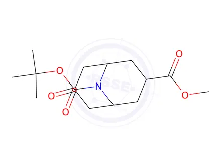 Chemical structure of 9-tert-Butyl 3-methyl 7-oxo-9-azabicyclo[3.3.1]nonane-3,9-dicarboxylate