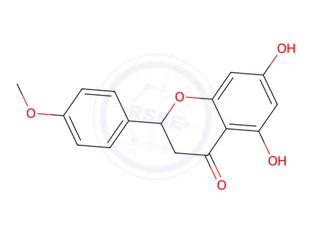 Chemical structure of rac-Isosakuranetin