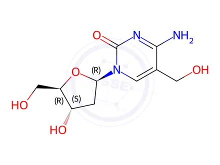 Chemical structure of 5-(Hydroxymethyl)-2’-deoxycytidine