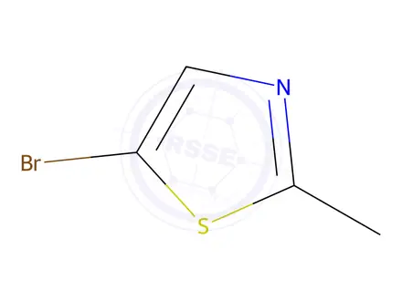 Chemical structure of 5-Bromo-2-methylthiazole