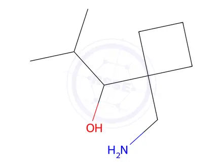 Chemical structure of 1-(1-(Aminomethyl)cyclobutyl)-2-methylpropan-1-ol