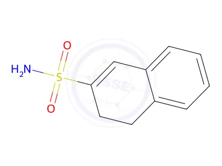 Chemical structure of 3,4-dihydronaphthalene-2-sulfonamide