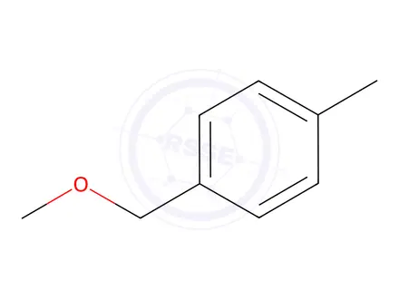 Chemical structure of alpha-methoxy-p-xylene