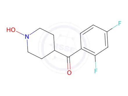 Chemical structure of (2,4-Difluoro-phenyl)-(1-hydroxy-piperidin-4-yl)-methanone