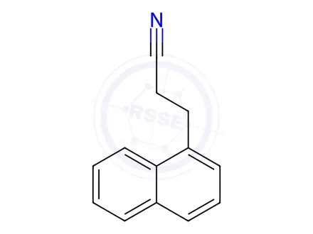 Chemical structure of 3-(Naphthalen-1-yl)propanenitrile