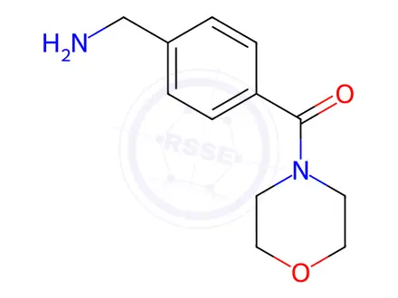 Chemical structure of 4-(Morpholinocarbonyl)benzylamine